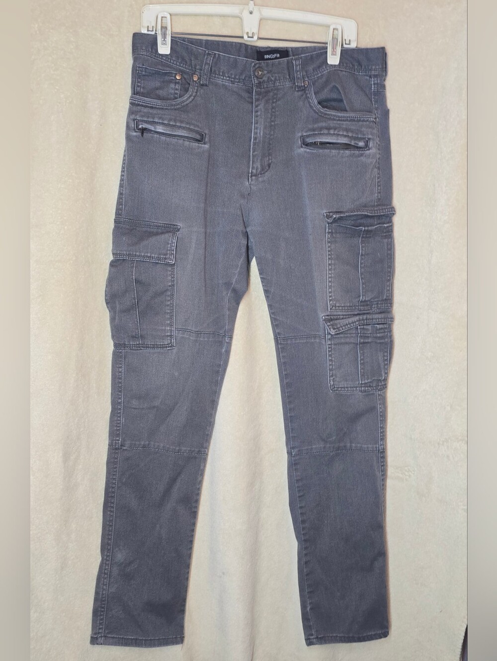 Ring of Fire Gray Men's Cargo Pants Size 33x32